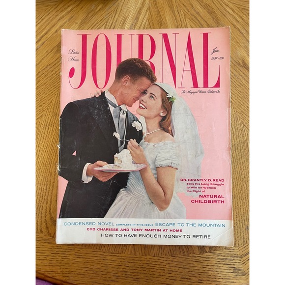 Ladies Home Journal Other - Ladies Home Journal June 1957 Vintage Magazine Wedding Cover Bing Crosby Fashion